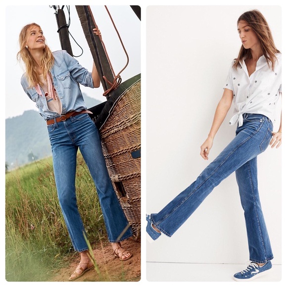 madewell rigid flare jeans